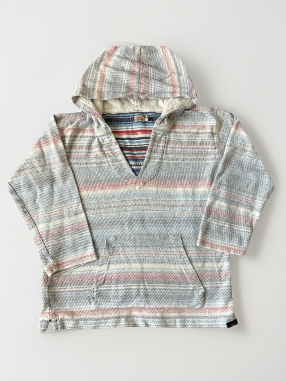 Faherty Byron Bay Boys Pullover Hoodie 10 Southwest Aztec 100% Organic Cotton